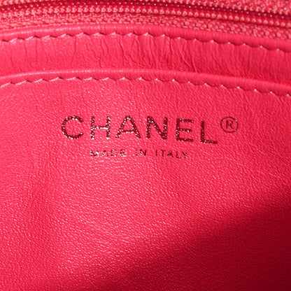Chanel Patent Quilted Mini Square Flap Pink 7 of 9