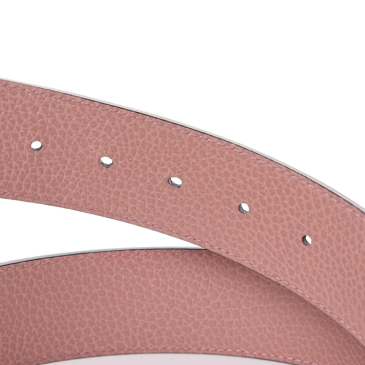 Gucci Calfskin 1973 Reversible Belt 90 36 Black Pink 4 of 6