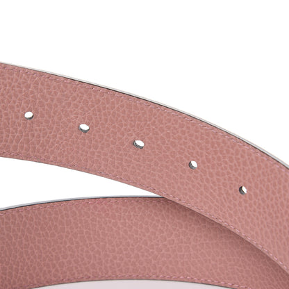 Gucci Calfskin 1973 Reversible Belt 90 36 Black Pink 4 of 6