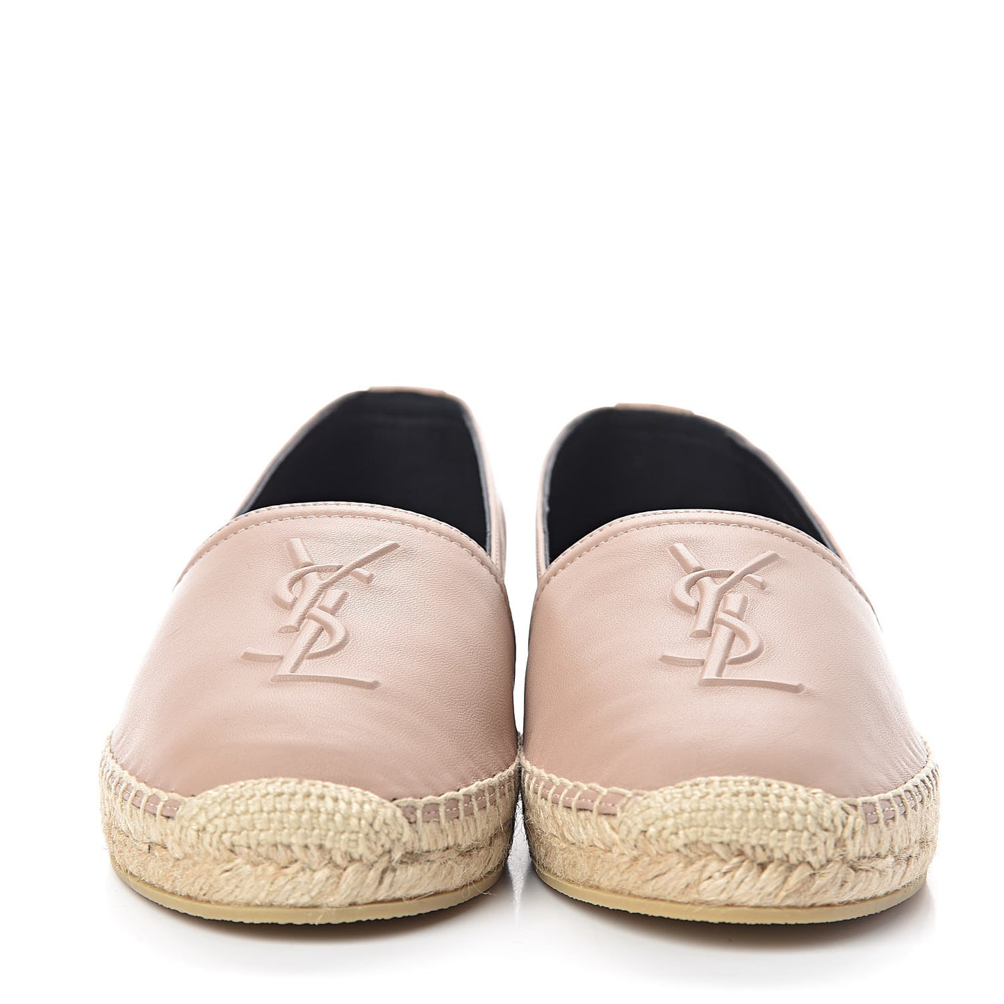 Lambskin Monogram Espadrilles 38 Nude