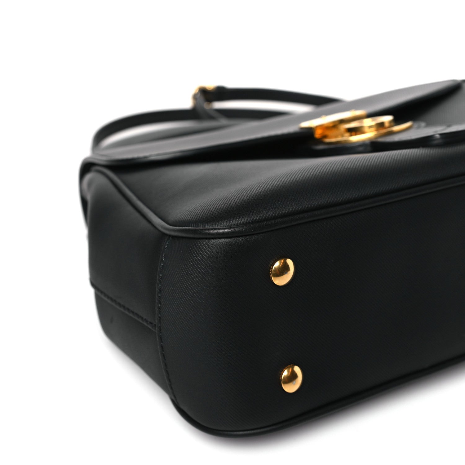 Burberry Trench Calfskin Medium DK88 Top Handle Bag Black 7 of 8