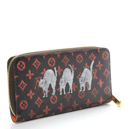 Louis Vuitton Catogram Zippy Wallet Marron 3 of 7