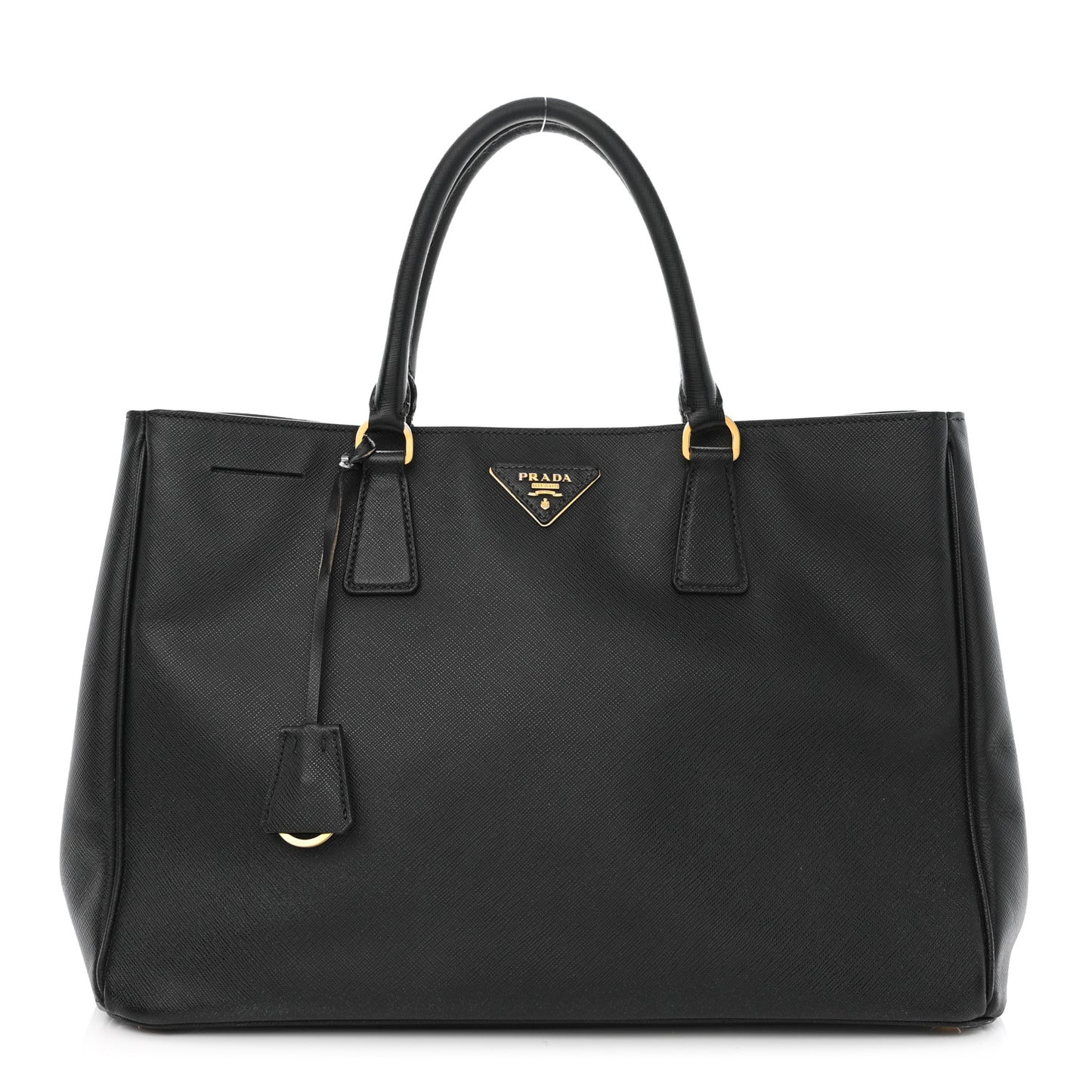 Saffiano Lux Large Tote Black