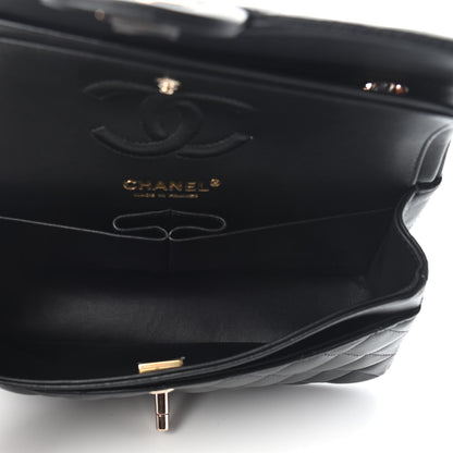 Chanel Lambskin Quilted Small Double Flap Black 4 of 8