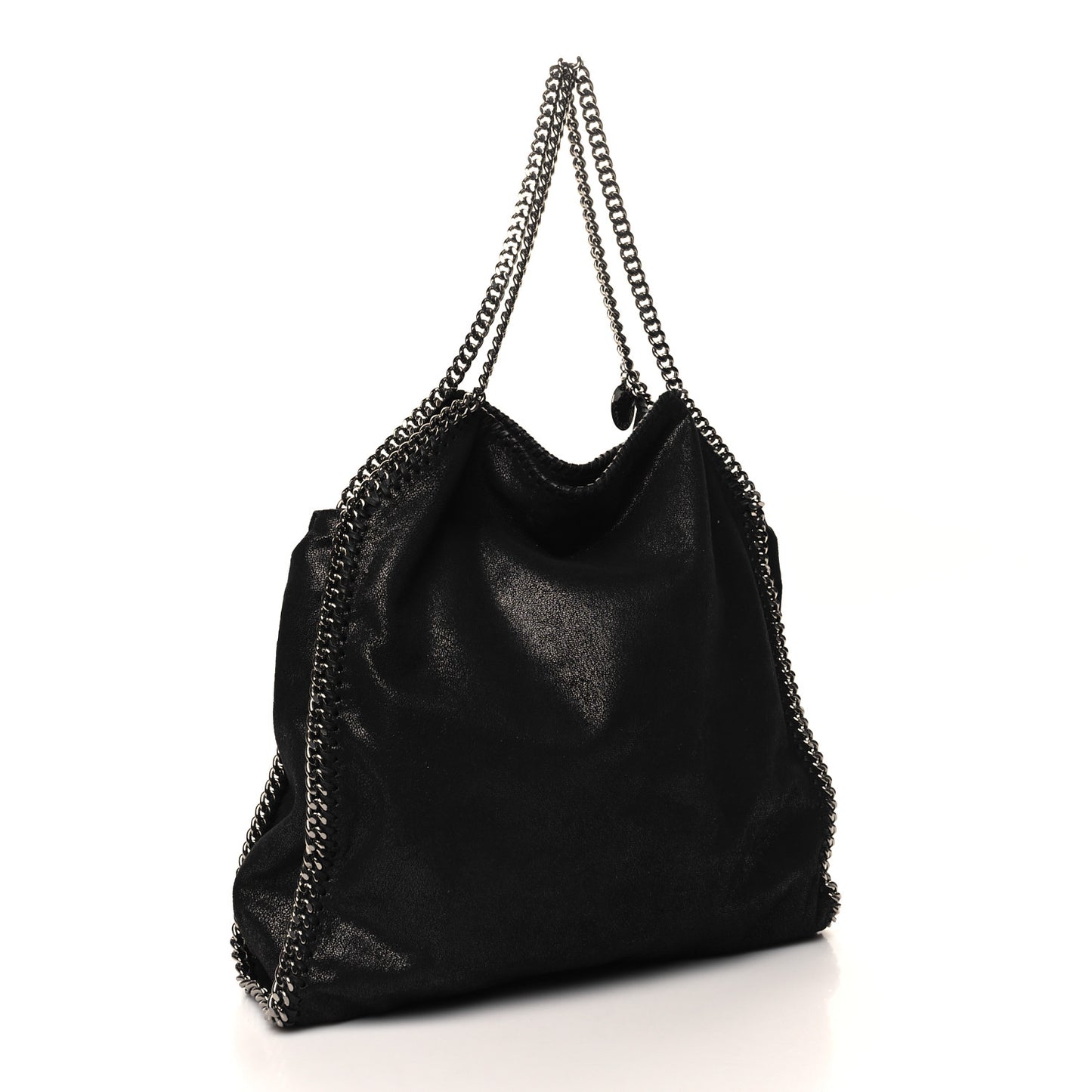 Shaggy Deer Small Falabella Tote Black