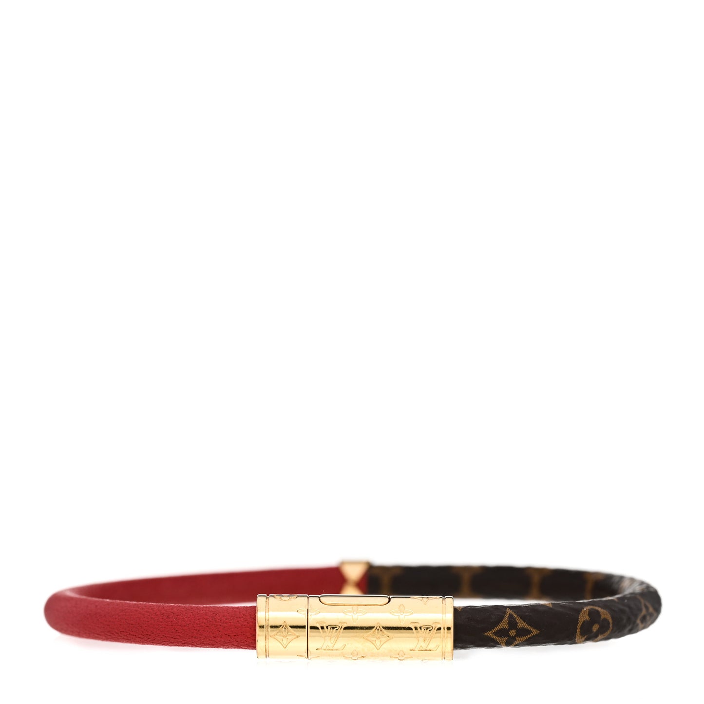 Monogram Daily Confidential Bracelet 19 Red