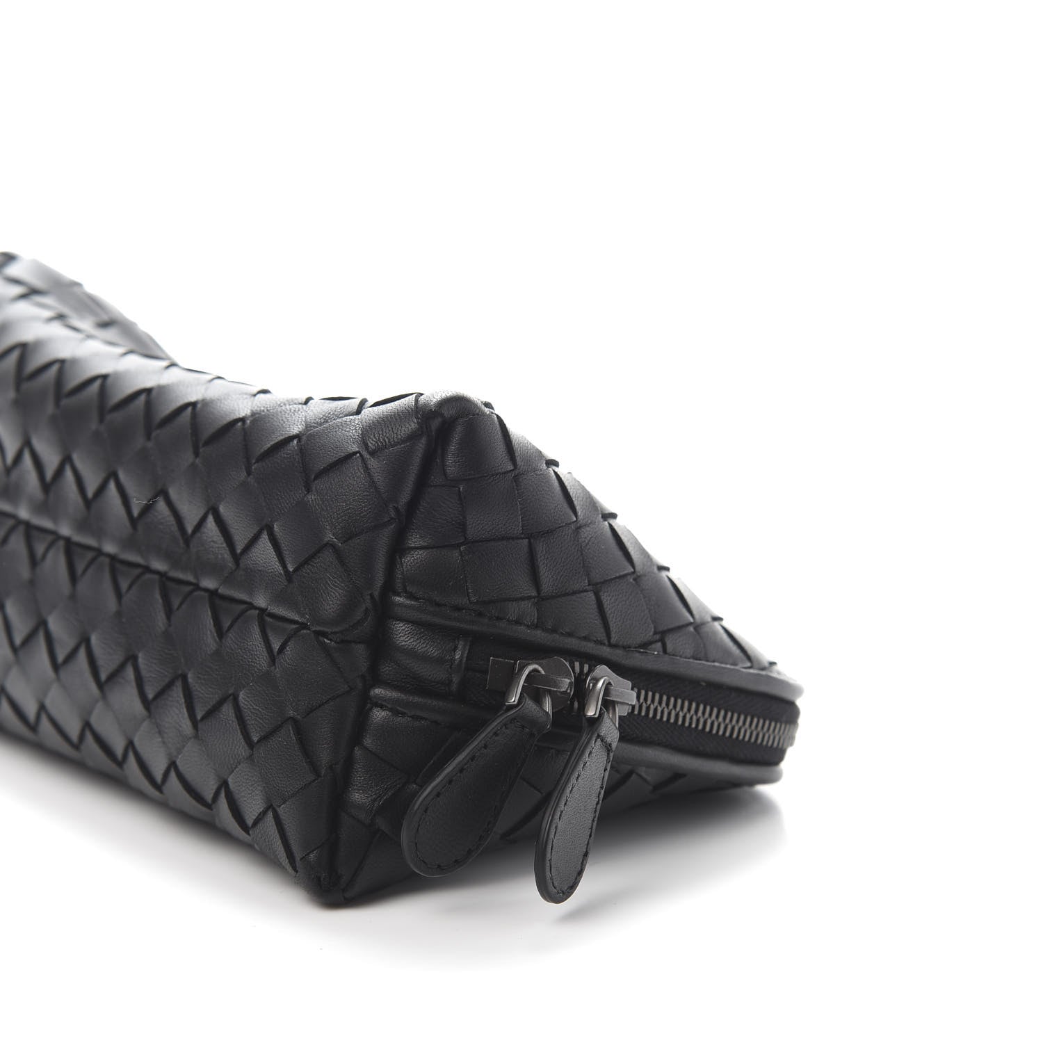 Bottega Veneta Nappa Intrecciato Cosmetic Case Black 10 of 10