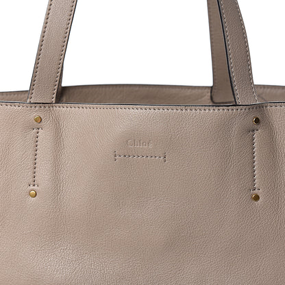 Chloe Smooth Calfskin Medium Milo Shopping Tote Motty Grey 18 of 18