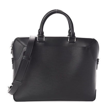 Louis Vuitton Epi Oliver Briefcase Black 1 of 9