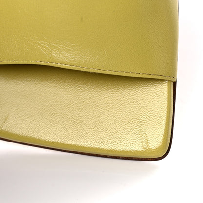 Bottega Veneta Lambskin Stretch Mule Sandals 37.5 Pear 9 of 13