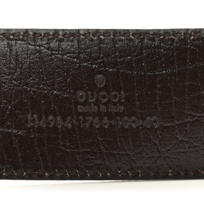 Gucci GG Plus Monogram Interlocking G Belt 100 40 Dark Brown 5 of 7