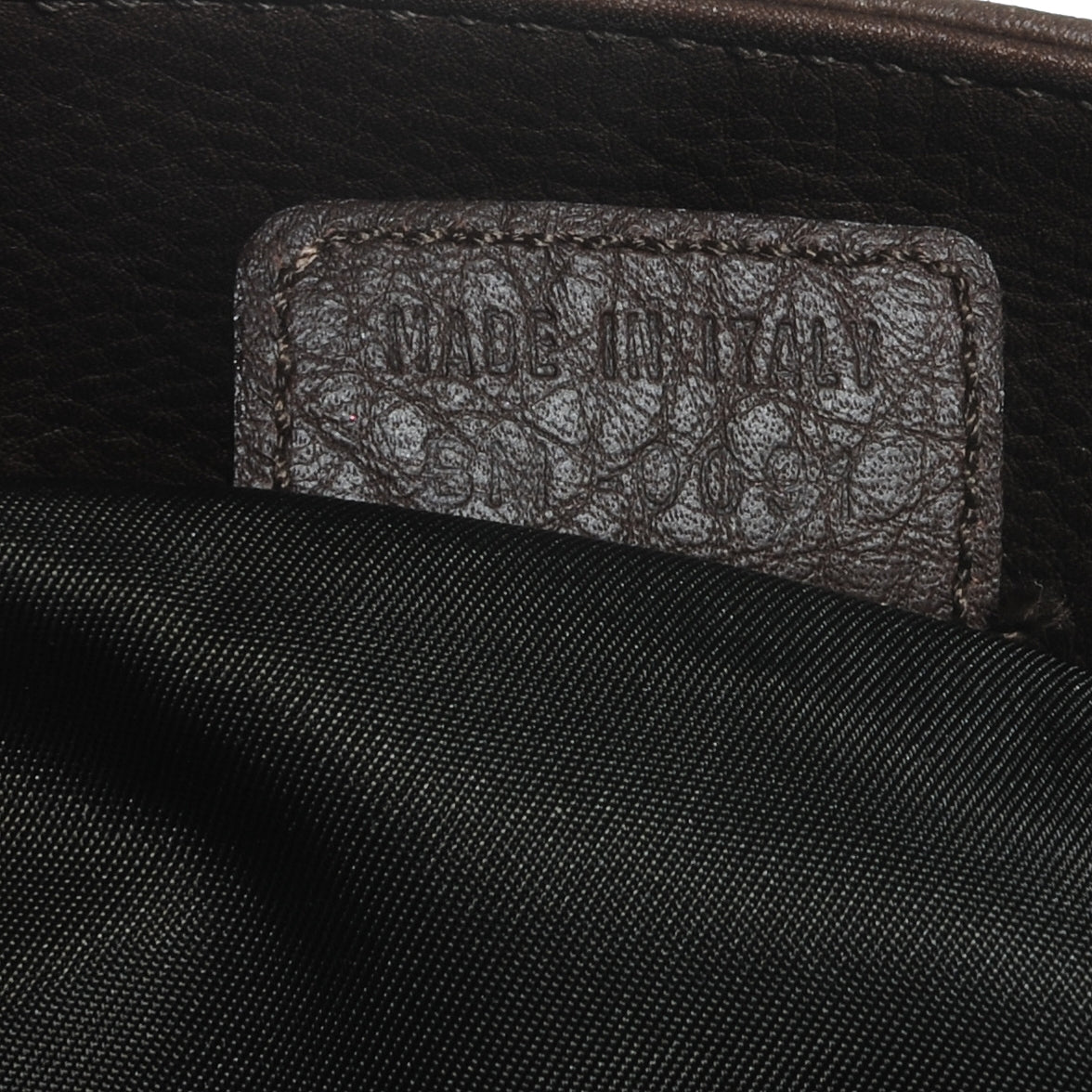 Christian Dior Calfskin Belted Pants Shoulder Bag Brown 7 of 7