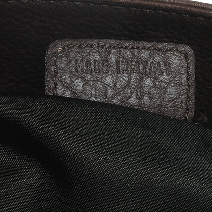 Christian Dior Calfskin Belted Pants Shoulder Bag Brown 7 of 7