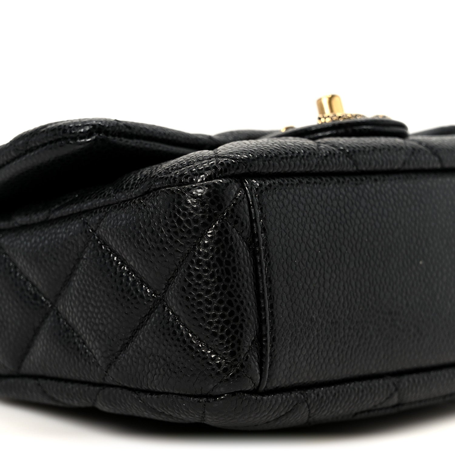 Chanel Grained Lambskin Quilted Mini Flap Black 9 of 10