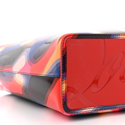 Christian Louboutin Patent Calfskin Paris Illusion Cabata Tote Multicolor 11 of 12