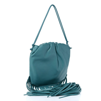 Bottega Veneta Nappa The Fringe Pouch Shoulder Bag Linoleum 3 of 11