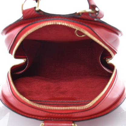 Louis Vuitton Epi Mabillon Backpack Castillan Red 5 of 9
