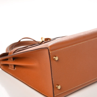 Hermes Epsom Kelly Sellier 32 Gold 14 of 30