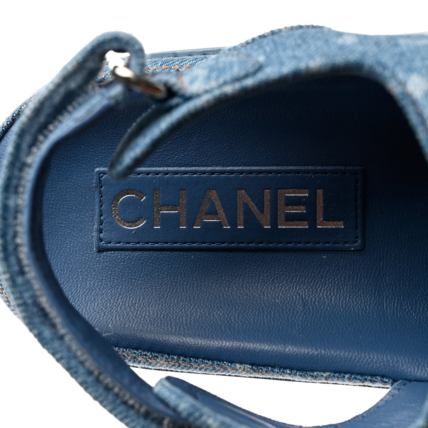 Denim CC Dad Sandals 39.5 Light Blue