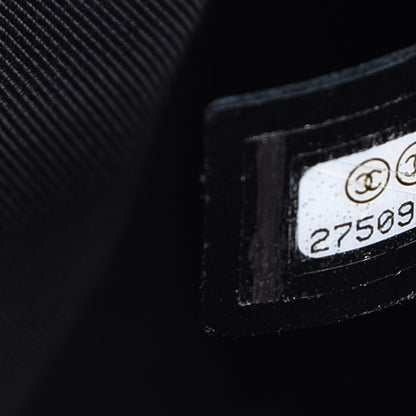 Chanel Lambskin Quilted Waist Bag Fanny Pack Black 7 of 8