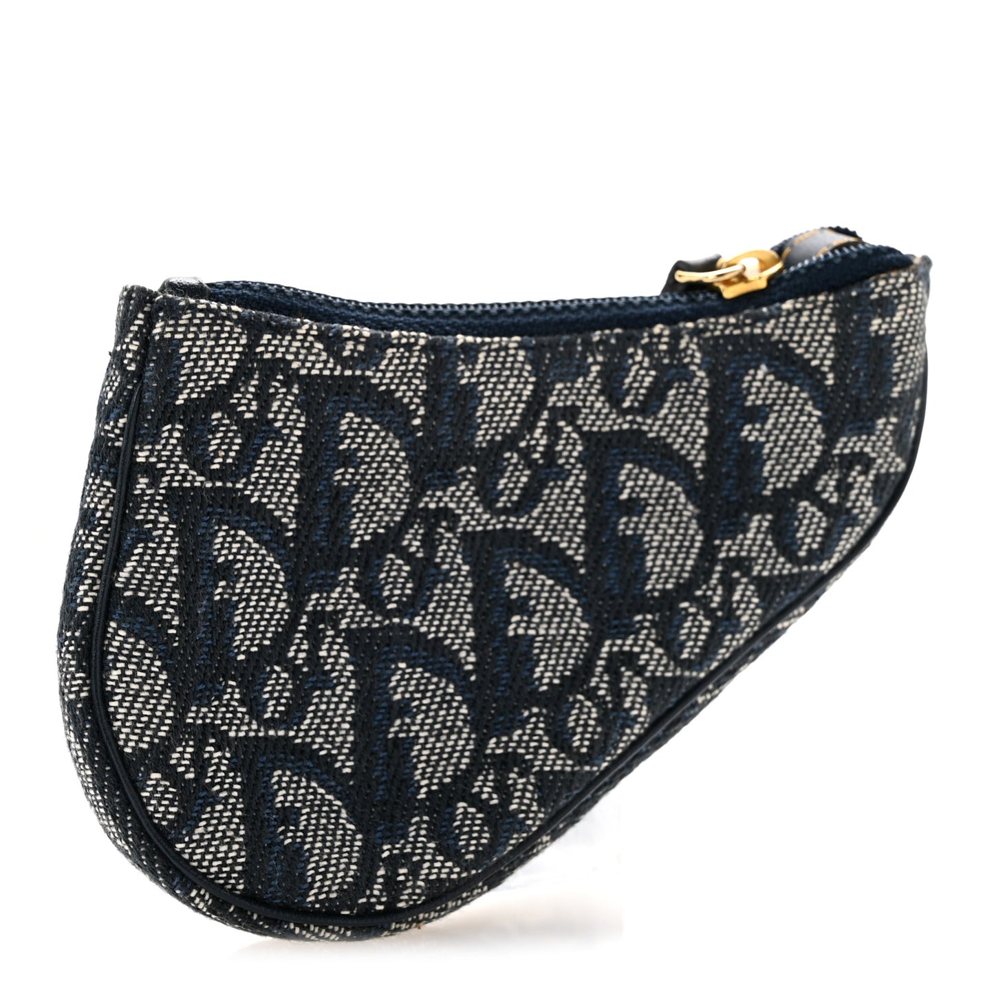 Monogram Saddle Coin Purse Navy