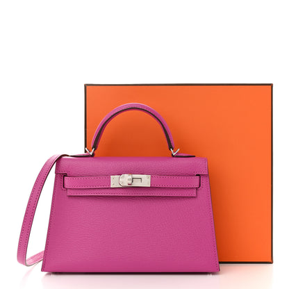 Hermes Chevre Mysore Mini Kelly Sellier 20 Magnolia 11 of 11