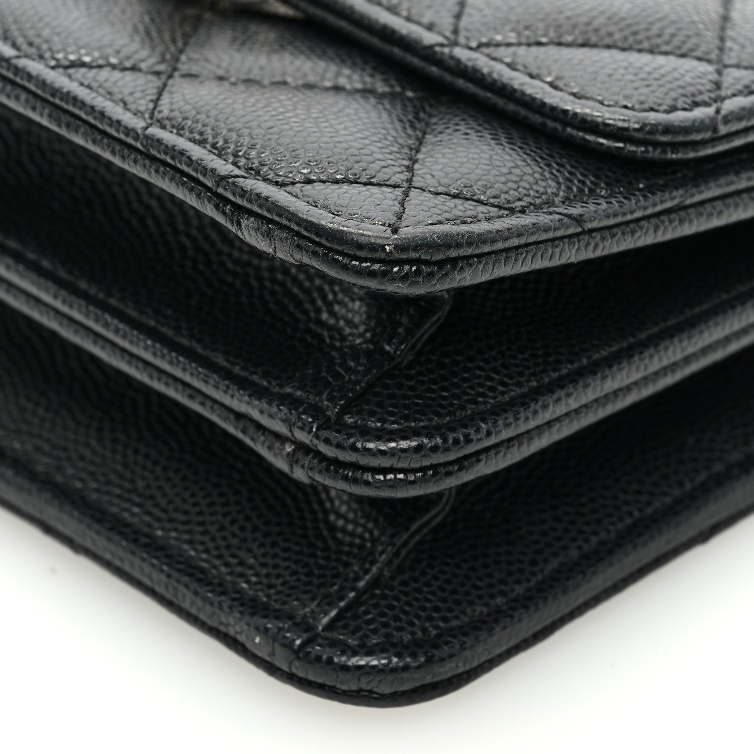 Chanel Caviar Quilted Pick Me Up Clutch With Chain Black 10 of 10