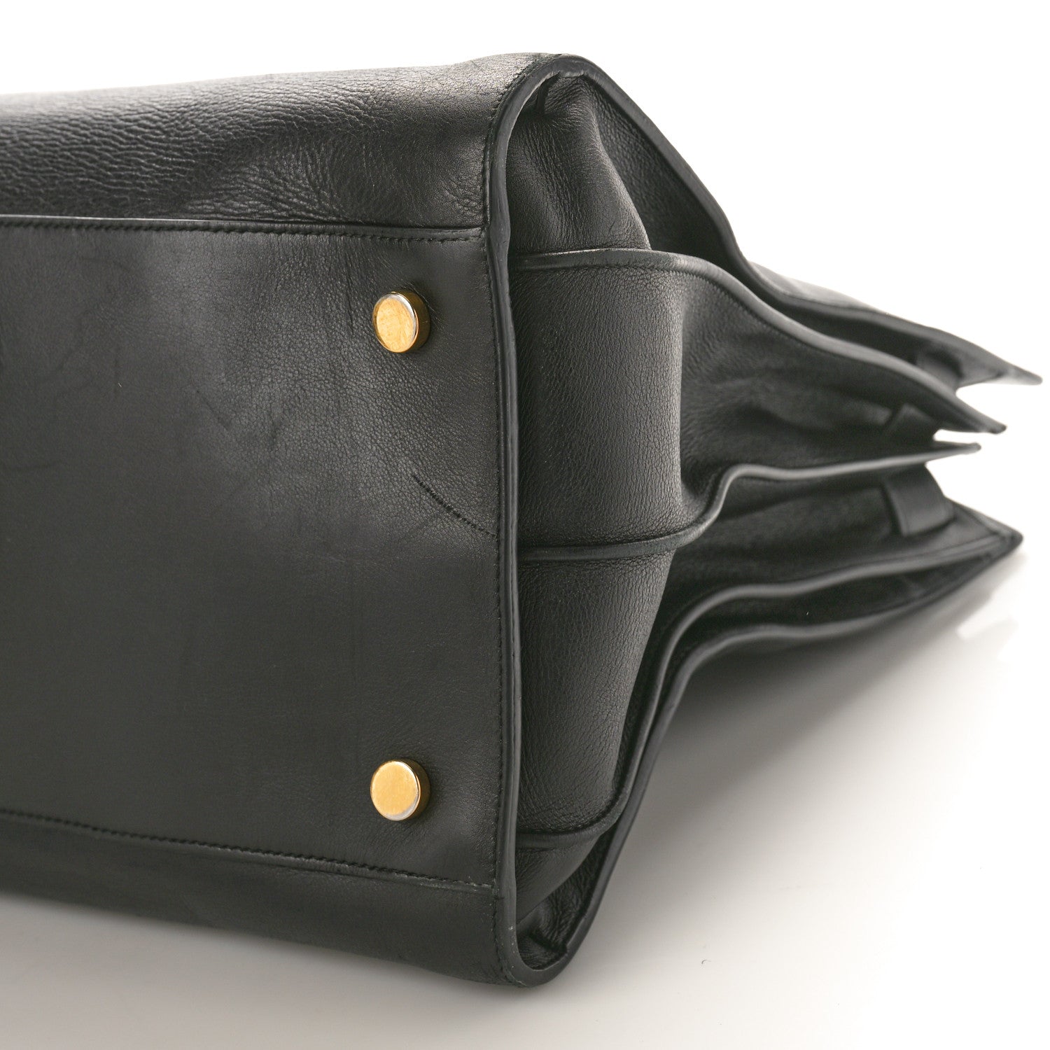 Saint Laurent Calfskin Large Sac de Jour Carryall Black 10 of 16