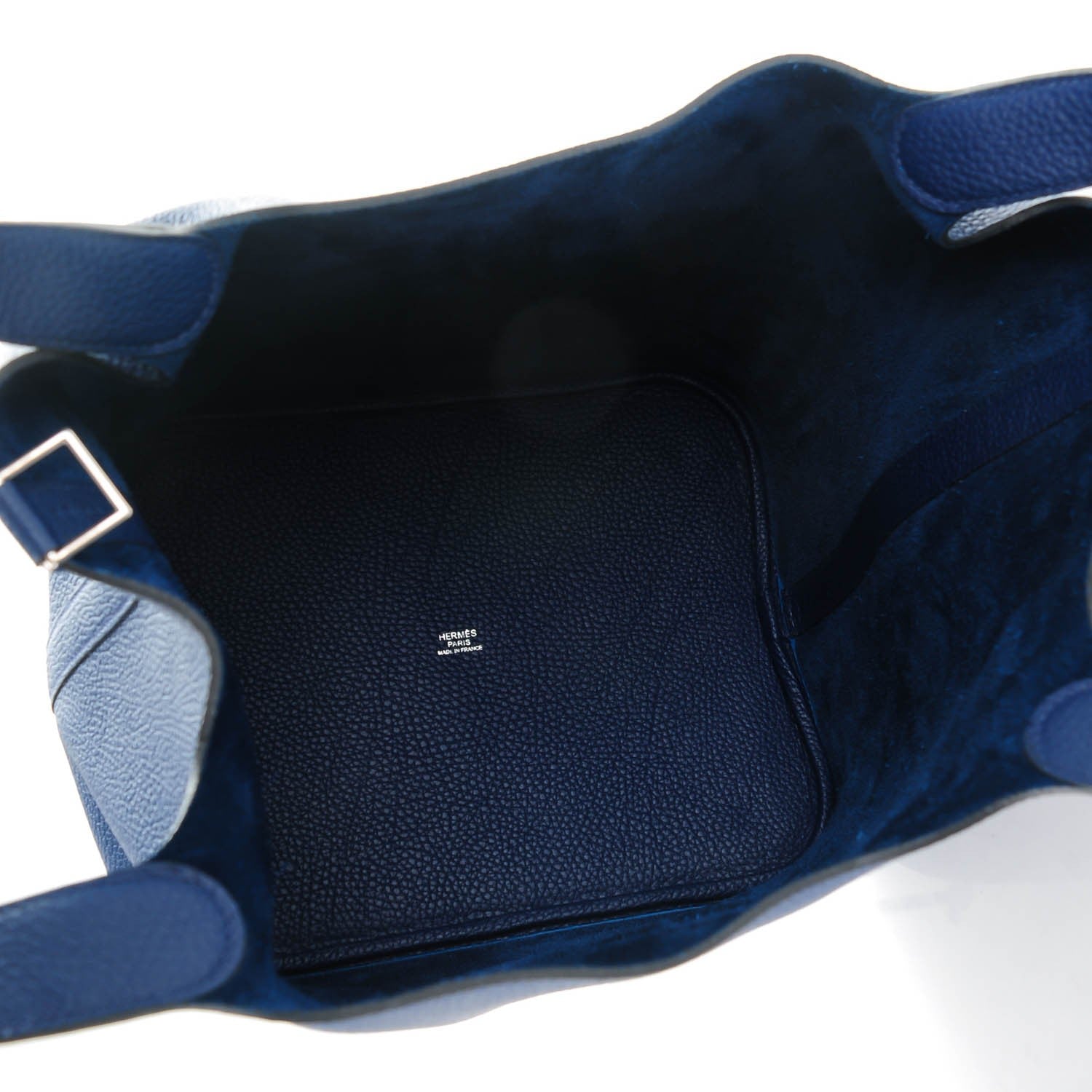 Hermes Taurillon Clemence Picotin Lock 26 GM Bleu Nuit 5 of 9