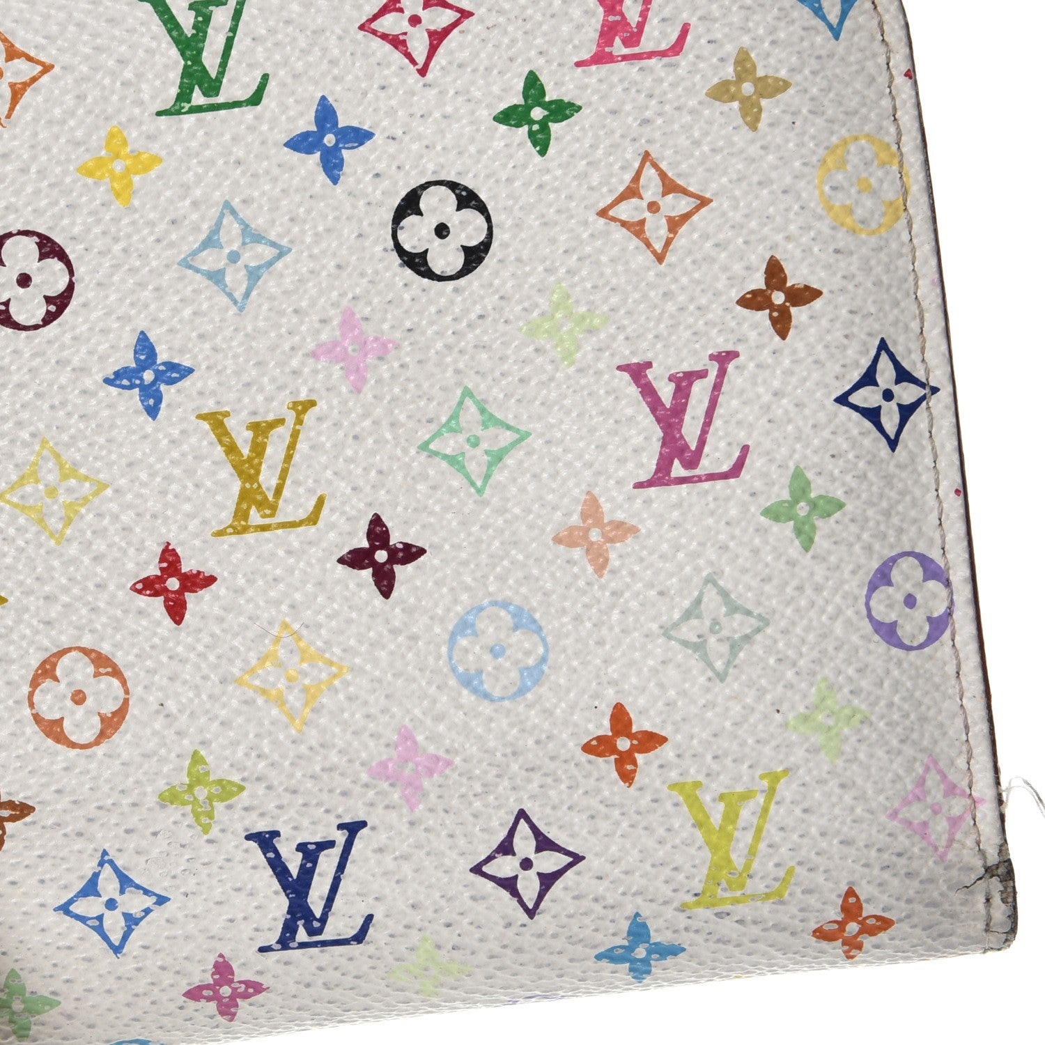 Louis Vuitton Monogram Multicolor Insolite Wallet White Eglantine 10 of 16