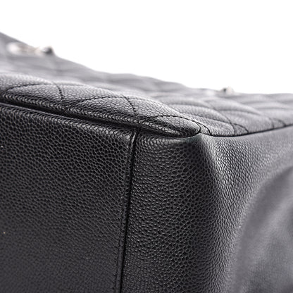 Chanel Caviar Quilted Grand Shopping Tote GST Black 9 of 13