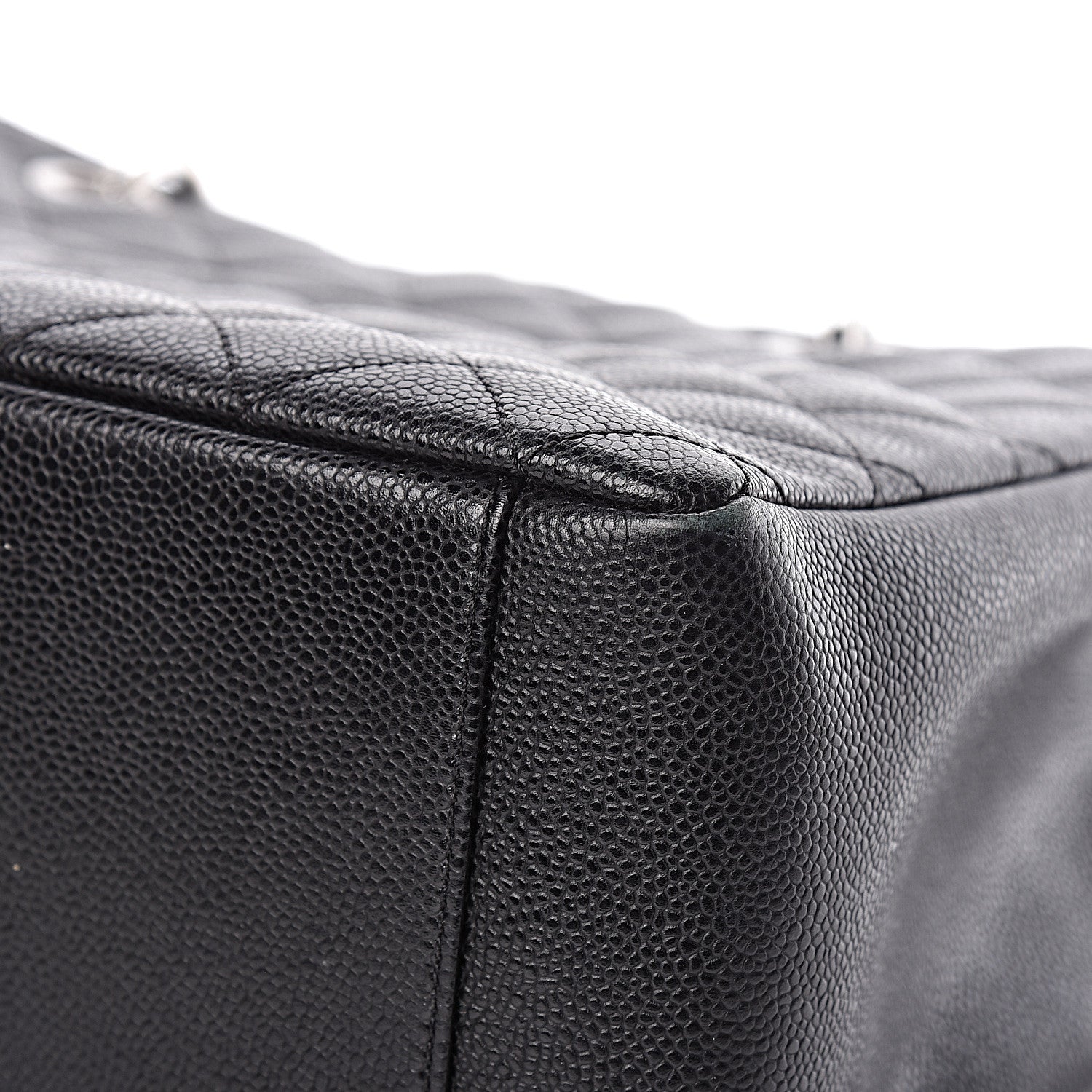 Chanel Caviar Quilted Grand Shopping Tote GST Black 9 of 13