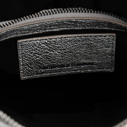 Alexander Wang Metallic Pebbled Lambskin Rocco Rhodium Hardware 6 of 11