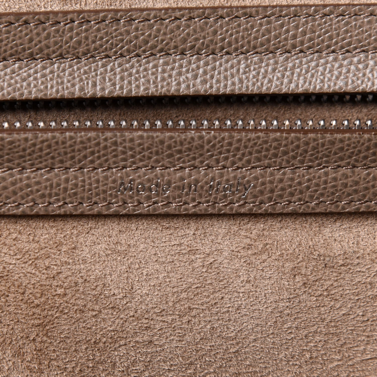 Celine Grained Calfskin Medium Phantom Luggage Taupe 7 of 12