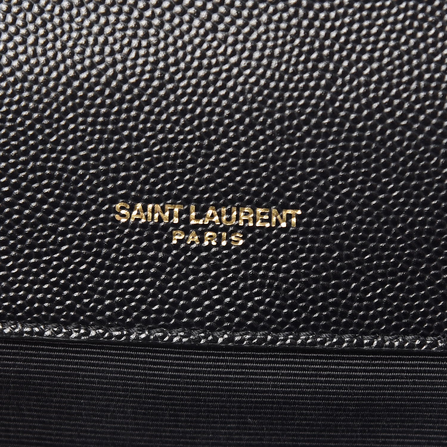 Saint Laurent Grain De Poudre Textured Mixed Matelasse Triquilt Medium Monogram Satchel Black 6 of 11