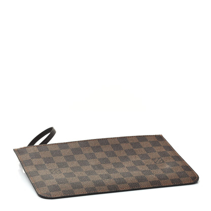 Louis Vuitton Damier Ebene Neverfull MM GM Pochette Rose Ballerine 3 of 4