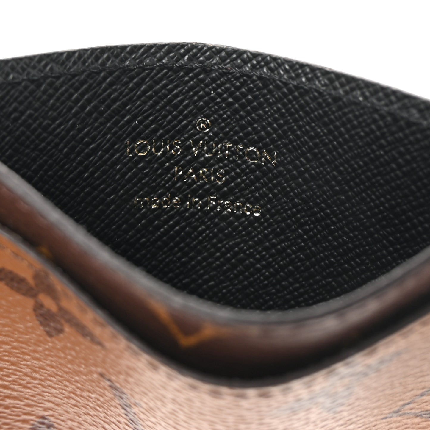 Reverse Monogram Card Holder