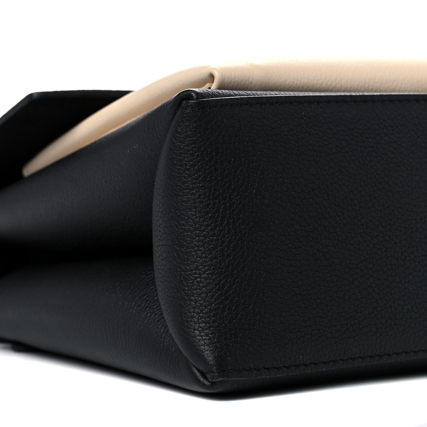 Louis Vuitton Soft Calfskin My Lockme Top Handle Vanille Black 7 of 13