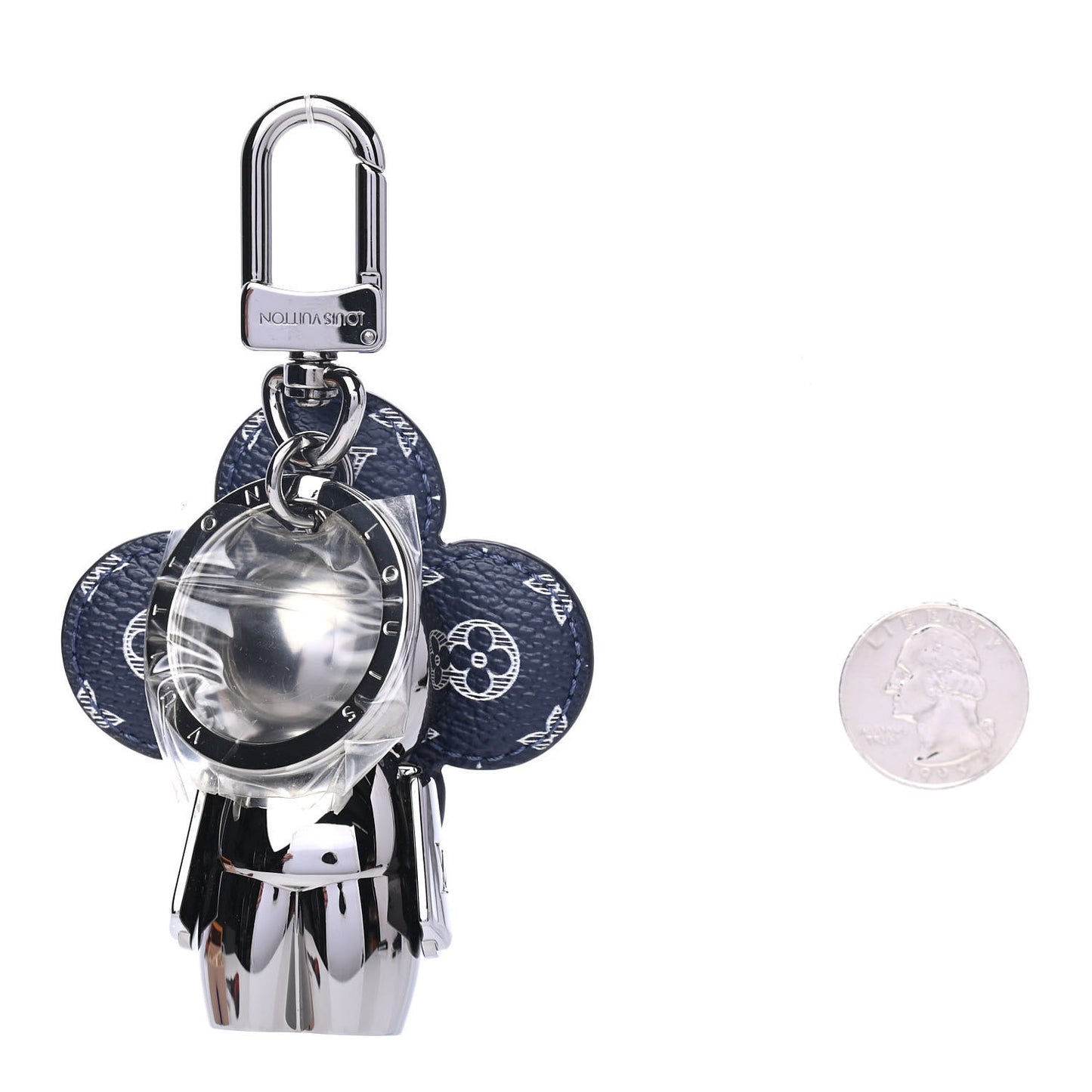 Monogram Vivienne Bag Charm Key Holder Ink