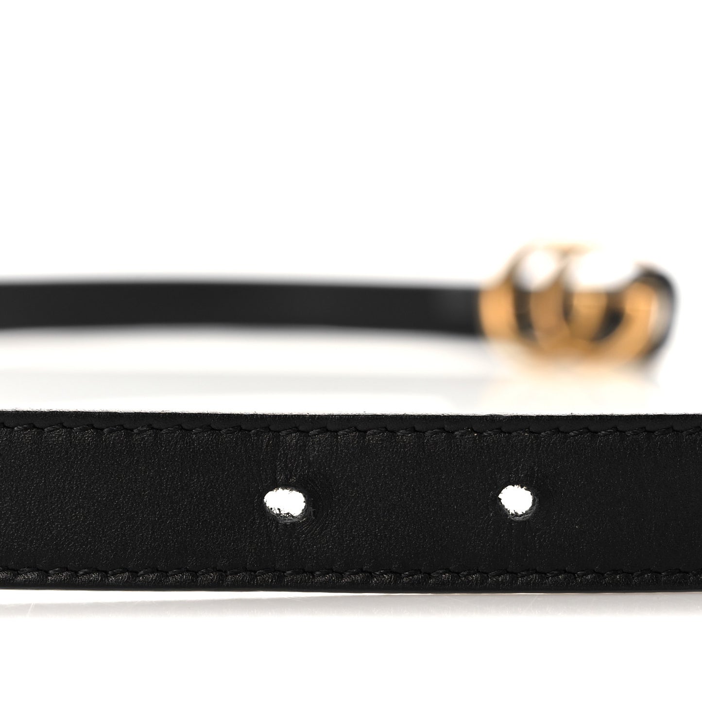 Calfskin Double G 20mm Belt 100 40 Black