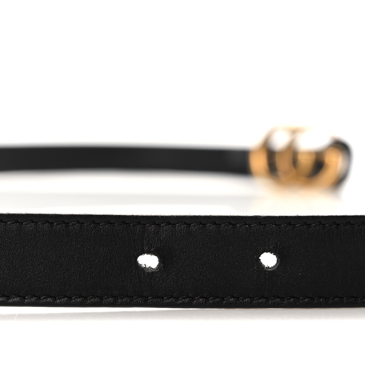 Gucci Calfskin Double G 20mm Belt 100 40 Black 4 of 5