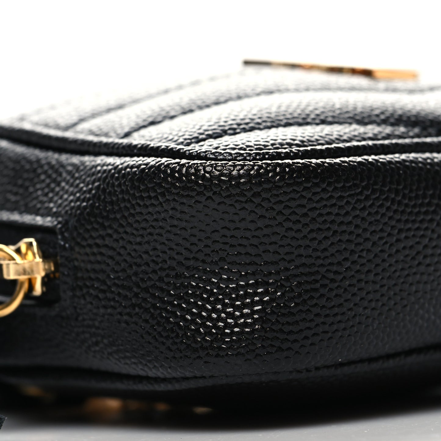 Grain De Poudre Matelasse Monogram Baby Lou Camera Bag Black