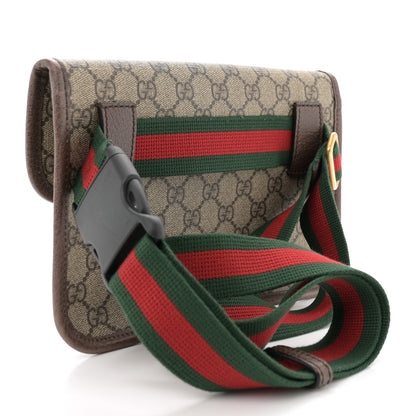 Gucci GG Supreme Monogram Neo Vintage Web Belt Bag Brown 2 of 12