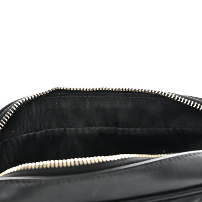 Saint Laurent Calfskin Matelasse Monogram Lou Camera Bag Black 11 of 17