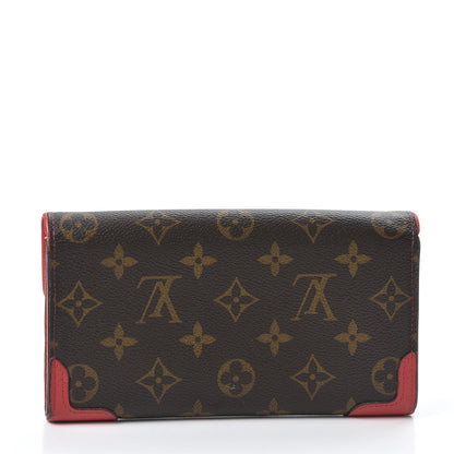 Louis Vuitton Monogram Sarah Retiro Wallet Cherry 2 of 7