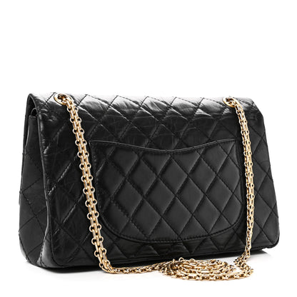 Chanel Aged Calfskin Quilted 2.55 Reissue 226 Flap Black 3 of 10