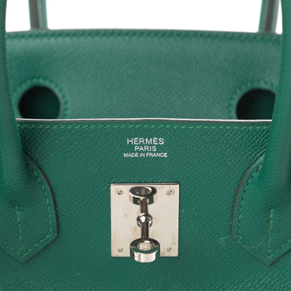 Hermes Epsom Birkin 30 Malachite 6 of 15
