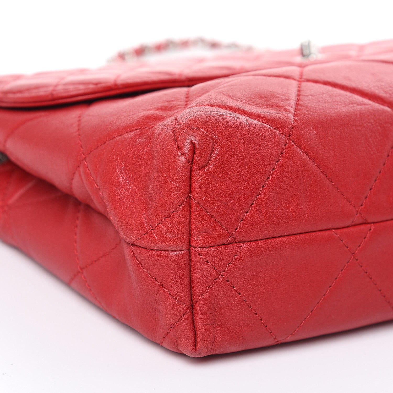 Chanel Calfskin Quilted In The Business Flap Red 8 of 20