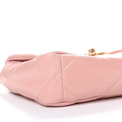 Chanel Goatskin Quilted Medium 19 Flap Light Pink 8 of 12