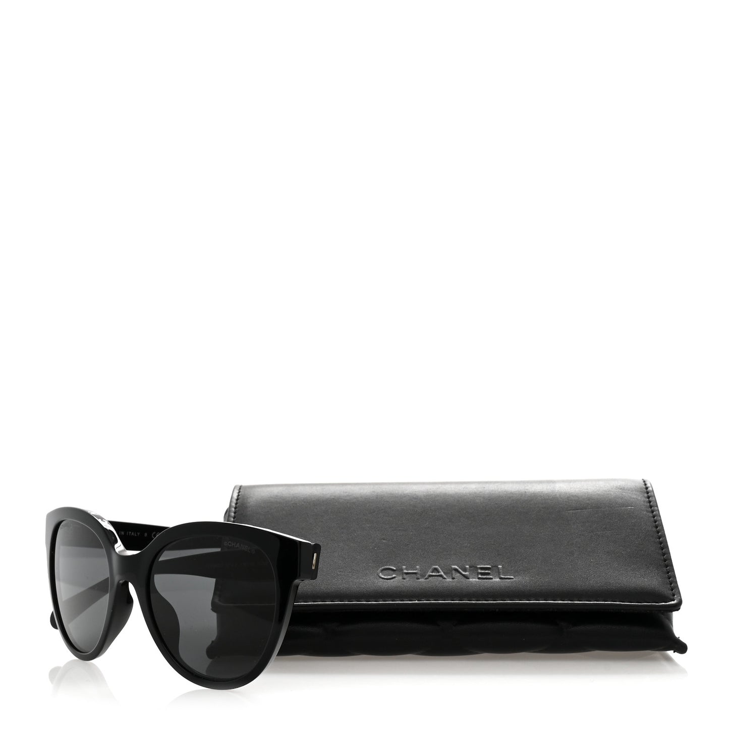 Acetate CC Butterfly Sunglasses 5414-A Black